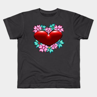 Sakura Heart Garden Kids T-Shirt